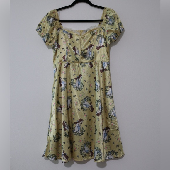 NWT Disney Her Universe Beauty And The Beast Belle Satin Sweetheart Dress Size S - Picture 3 of 8